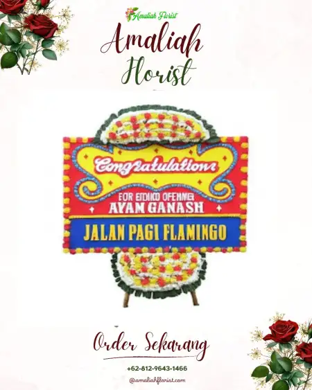 Sewa Papan Bunga Aik Mual
